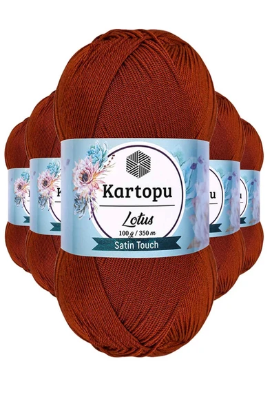 5 Adet Lotus Bikini Büstiyer Bluz Örgü İpi  K834 Taba ürün görseli 1