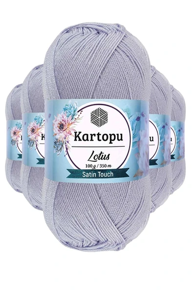 5 Adet Lotus Bikini Büstiyer Bluz Örgü İpi  K714 Gri ürün görseli 1