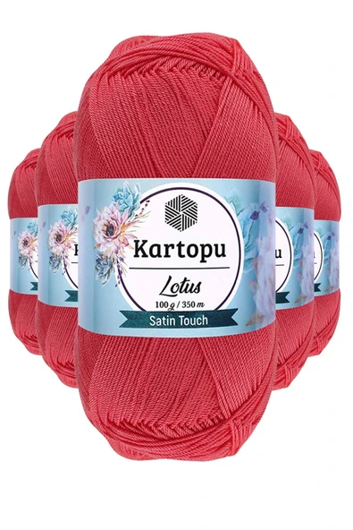 5 Adet Lotus Bikini Büstiyer Bluz Örgü İpi  K810 Şeker Pembe ürün görseli 1