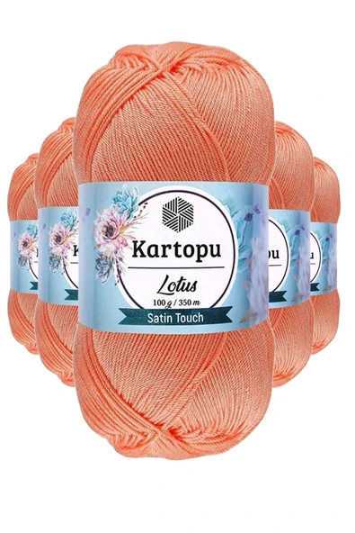 5 Adet Lotus Bikini Büstiyer Bluz Örgü İpi  K218 Somon ürün görseli 1