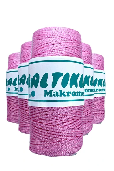 5 Adet Polyester Simli Makrome İpi SS-1545 ürün görseli 1