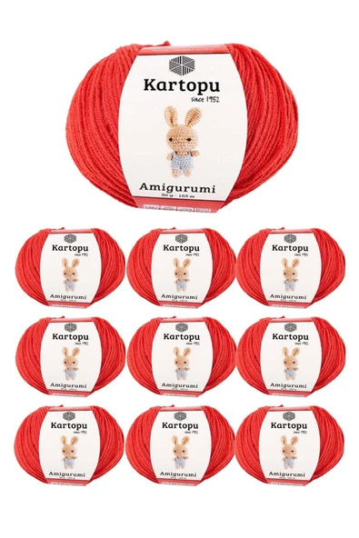 10 Adet Amigurumi El Örgü İpi 50gr 1170 ürün görseli 1