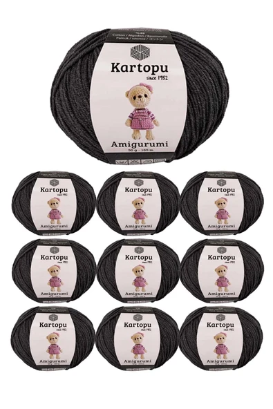 10 Adet Amigurumi El Örgü İpi 50gr 995 ürün görseli 1