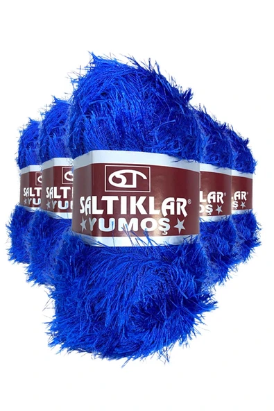 5 Adet Yumoş Sakallı El Örgü Ipi Yünü 04 ürün görseli 1