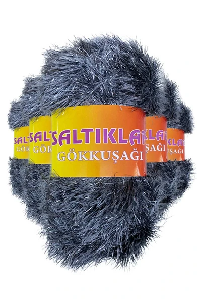 5 Adet Gökkuşağı El Örgü İpi Yünü 21 ürün görseli 1