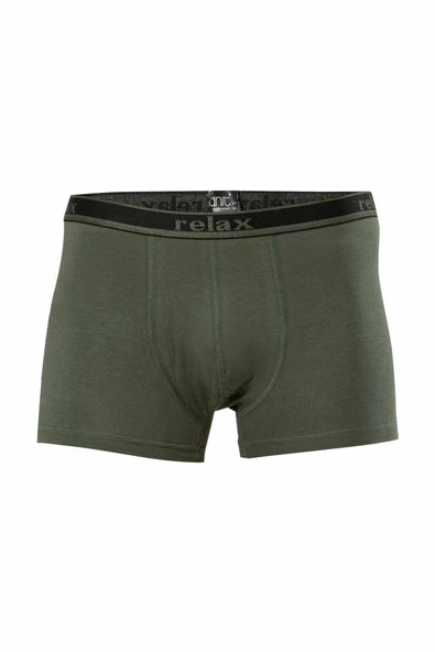 Relax Pamuklu Esnek Erkek Boxer Haki - 1268A ürün görseli 1