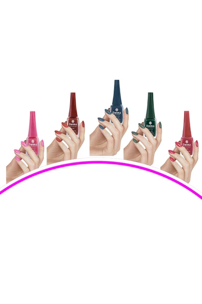 5 Adet Keratinli Besleyici Oje 14 ml SET1 ürün görseli 1