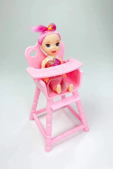 Mama Sandalyeli Parmak Bebek 16 cm ürün görseli 1
