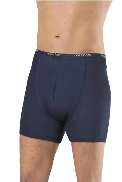 Bambu Düz Renk Erkek Boxer Lacivert - 1275A ürün görseli 1