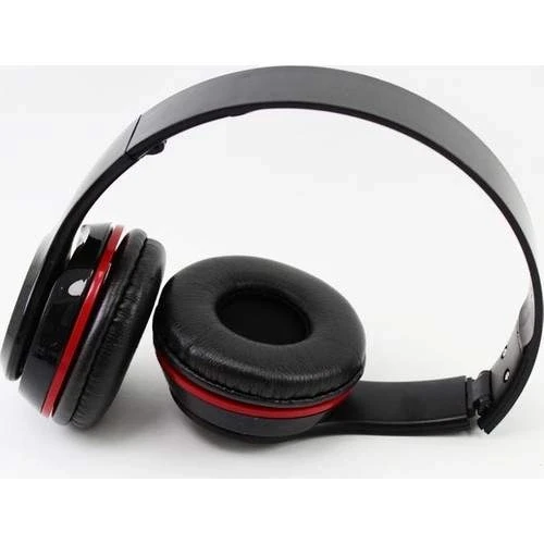 Siyah Kulak Üstü Portatif Katlanır Stereo Kulaklık ürün görseli 1