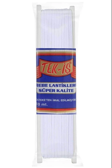 Tekis Lastik Bebe Lastiği 10 Metre ürün görseli 1