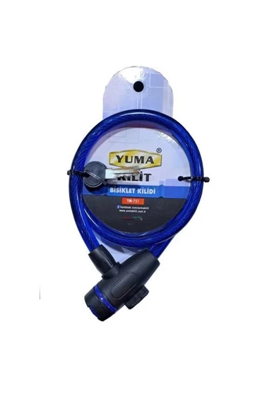 Yuma Ym-751 80 Cm 12 Mm Bisiklet Kilidi ürün görseli 1