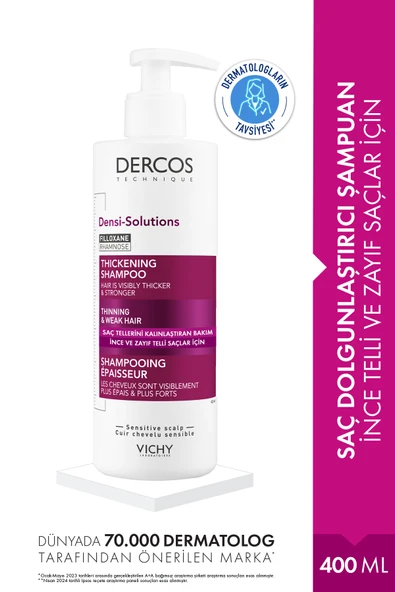 Dercos Densi-Solutions Şampuan 400 ml K0000 ürün görseli 1