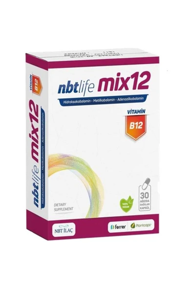 Nbt Life Mix 12 Takviye Edici Gıda 30 Kapsül ürün görseli 1