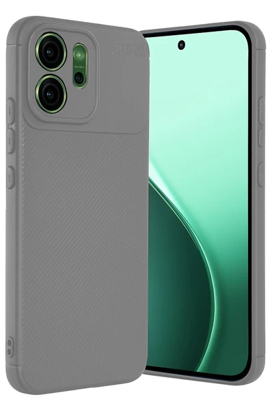 Zipax Oppo Reno 14F Kılıf Karbon Görünümlü Silikon Azn-Negro ürün görseli 1