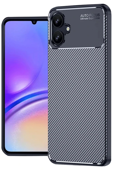Zipax Samsung Galaxy A06 Kılıf Karbon Görünümlü Silikon Azn-Negro ürün görseli 1