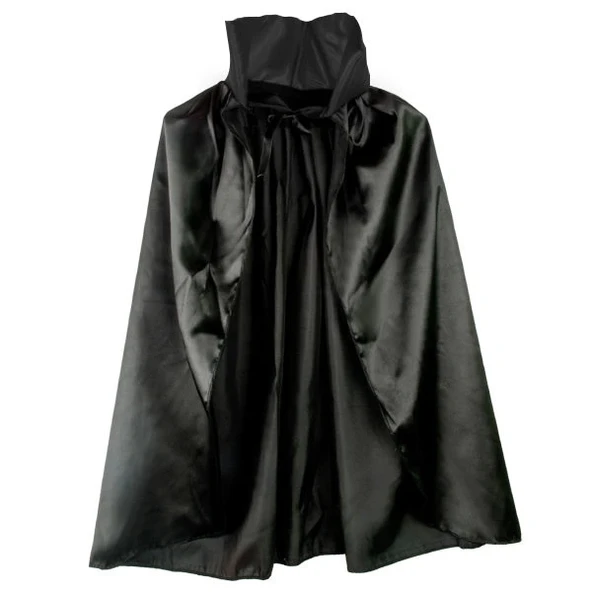 Siyah Renk Yakalı Halloween Pelerini 90 Cm ürün görseli 1