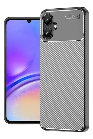Zipax Samsung Galaxy A06 Kılıf Karbon Görünümlü Silikon Azn-Negro ürün görseli 1