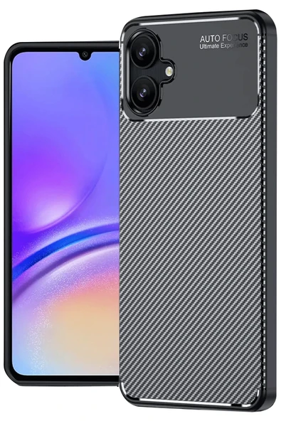 Zipax Samsung Galaxy A06 Kılıf Karbon Görünümlü Silikon Azn-Negro ürün görseli 1