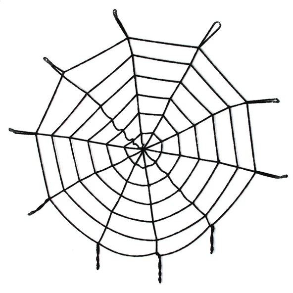 Halloween Cadılar Bayramı Örümcek Ağ Dekor Siyah 1.5 Metre ürün görseli 1
