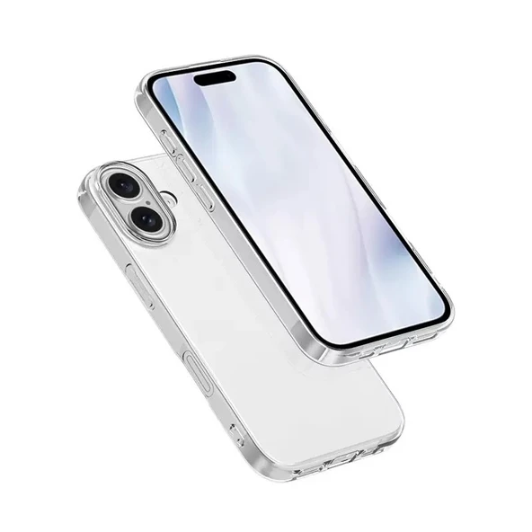 Zipax Apple iPhone 17 Kılıf Şeffaf Silikon Kapak Zr-Süper ürün görseli 1