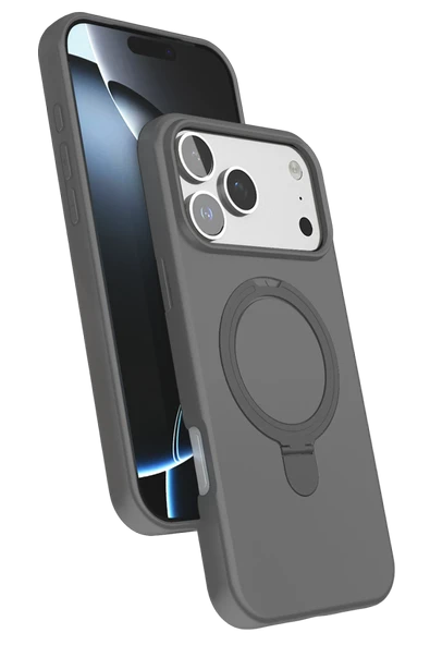 Zipax Apple iPhone 17 Pro Kılıf MgSafe Özellikli Standlı Kapak Azn-Regal ürün görseli 1