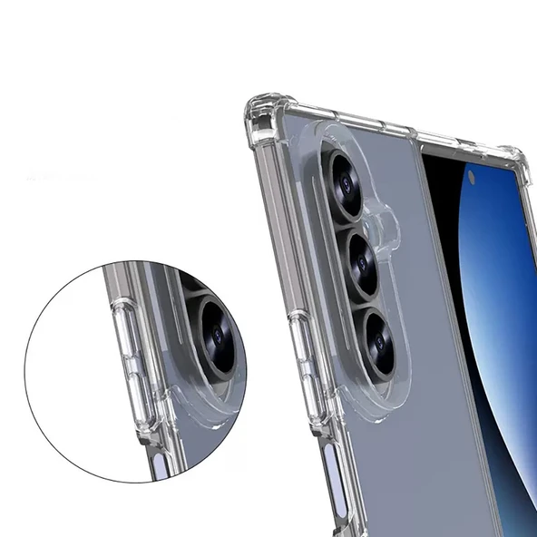Zipax Samsung Galaxy Z Fold 7 Kılıf Antishock Darbe Emici Köşeler Zr-Antishock ürün görseli 1