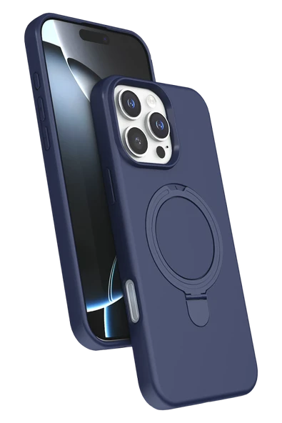 Zipax Apple iPhone 15 Pro Max Kılıf MgSafe Özellikli Standlı Kapak Azn-Regal ürün görseli 1