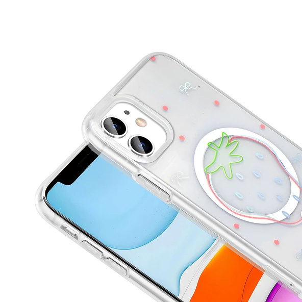 Zipax Apple iPhone 11 Kılıf Soft Silikon Mgsafe Özellikli Kapak Zr-Folk ürün görseli 1