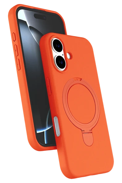 Zipax Apple iPhone 16 Kılıf MgSafe Özellikli Standlı Kapak Azn-Regal ürün görseli 1