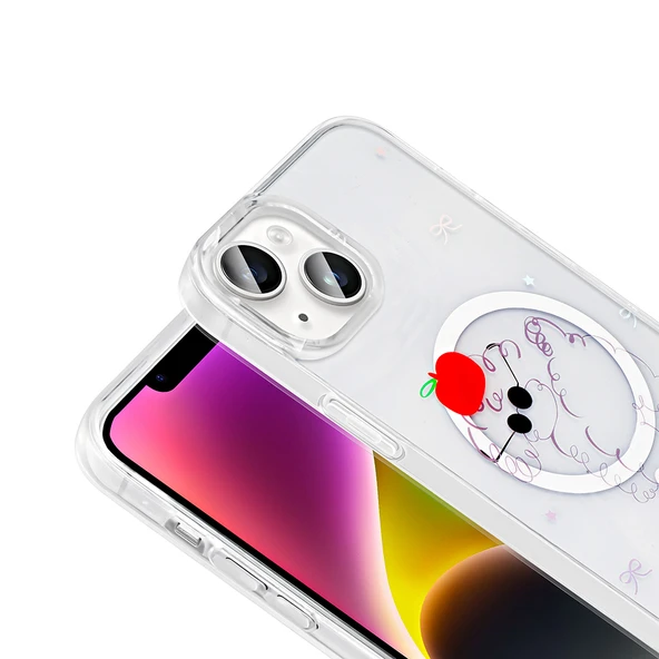 Zipax Apple iPhone 15 Kılıf Soft Silikon Mgsafe Özellikli Kapak Zr-Folk ürün görseli 1