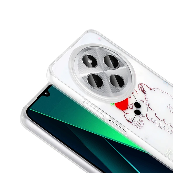 Zipax Xiaomi Redmi 14C 4G Kılıf Soft Silikon Mgsafe Özellikli Kapak Zr-Folk ürün görseli 1