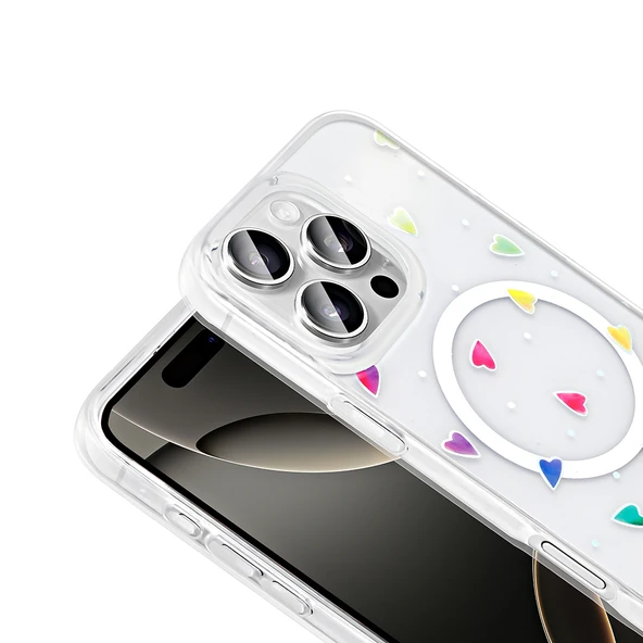 Zipax Apple iPhone 15 Pro Max Kılıf Soft Silikon Mgsafe Özellikli Kapak Zr-Folk ürün görseli 1