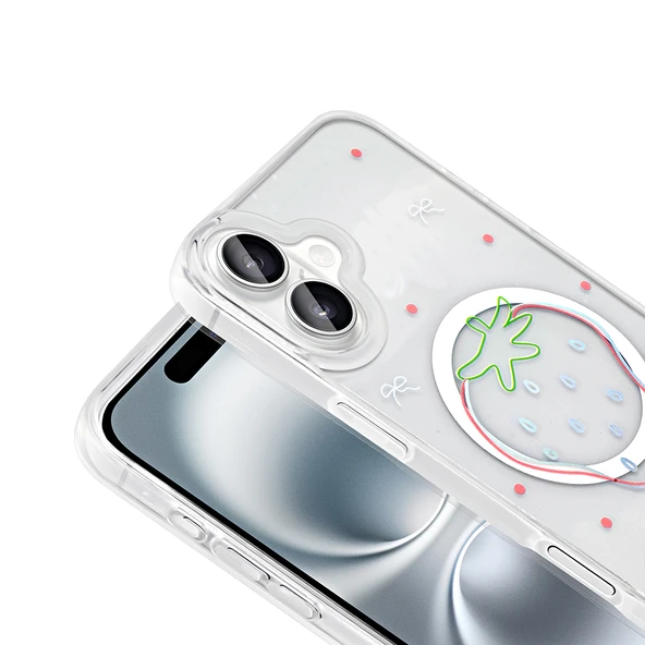 Zipax Apple iPhone 16 Kılıf Soft Silikon Mgsafe Özellikli Kapak Zr-Folk ürün görseli 1