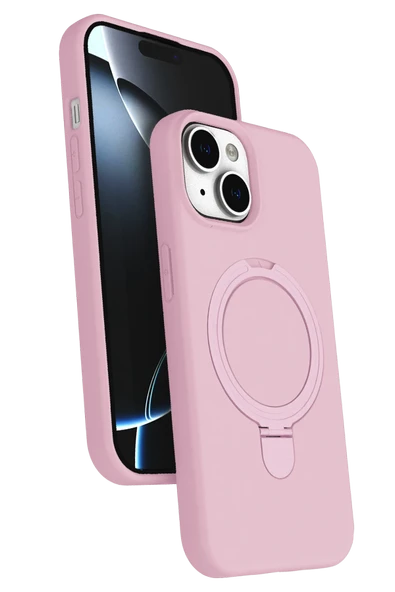 Zipax Apple iPhone 15 Kılıf MgSafe Özellikli Standlı Kapak Azn-Regal ürün görseli 1