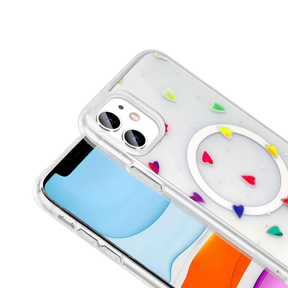 Zipax Apple iPhone 11 Kılıf Soft Silikon Mgsafe Özellikli Kapak Zr-Folk ürün görseli 1