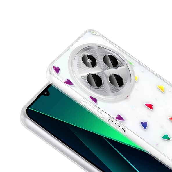 Zipax Xiaomi Redmi 14C 4G Kılıf Soft Silikon Mgsafe Özellikli Kapak Zr-Folk ürün görseli 1