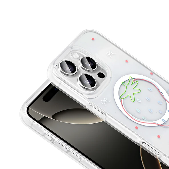 Zipax Apple iPhone 15 Pro Kılıf Soft Silikon Mgsafe Özellikli Kapak Zr-Folk ürün görseli 1