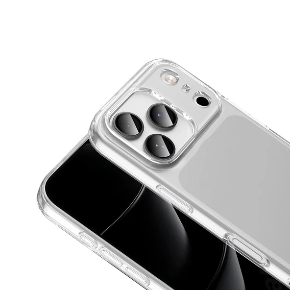 Zipax Apple iPhone 17 Pro Kılıf Şeffaf Silikon Kapak Zr-Süper ürün görseli 1