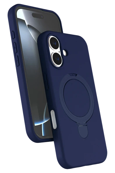 Zipax Apple iPhone 16 Kılıf MgSafe Özellikli Standlı Kapak Azn-Regal ürün görseli 1