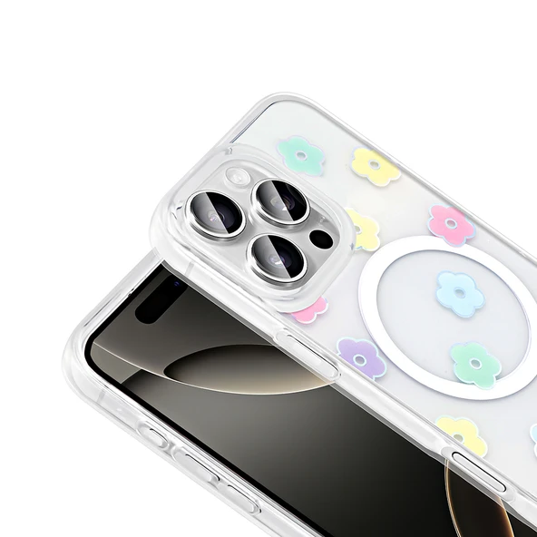 Zipax Apple iPhone 16 Pro Kılıf Soft Silikon Mgsafe Özellikli Kapak Zr-Folk ürün görseli 1