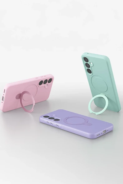 Zipax Samsung Galaxy A25 5G Kılıf MgSafe Özellikli Standlı Kapak Azn-Regal ürün görseli 1
