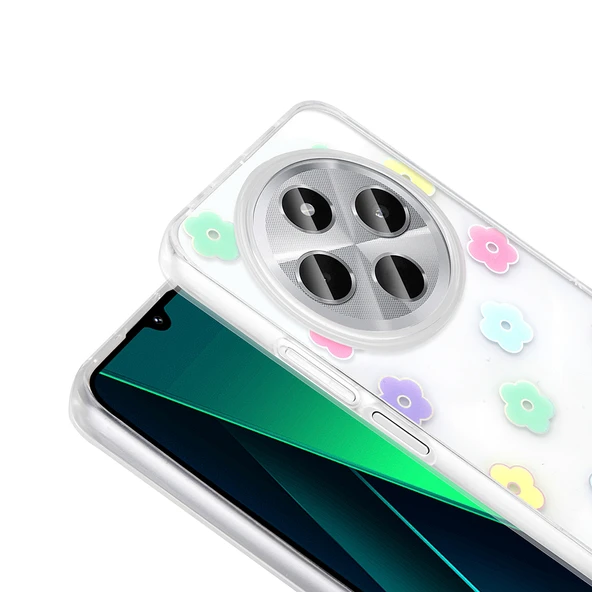 Zipax Xiaomi Redmi 14C 4G Kılıf Soft Silikon Mgsafe Özellikli Kapak Zr-Folk ürün görseli 1
