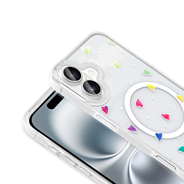 Zipax Apple iPhone 16 Kılıf Soft Silikon Mgsafe Özellikli Kapak Zr-Folk ürün görseli 1