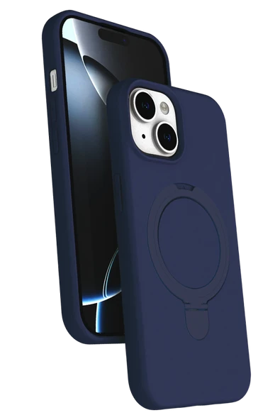 Zipax Apple iPhone 15 Kılıf MgSafe Özellikli Standlı Kapak Azn-Regal ürün görseli 1