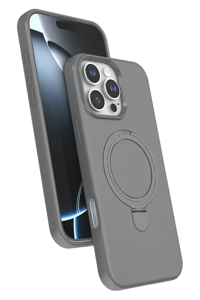 Zipax Apple iPhone 16 Pro Max Kılıf MgSafe Özellikli Standlı Kapak Azn-Regal ürün görseli 1