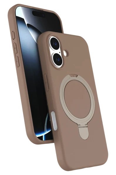 Zipax Apple iPhone 16 Kılıf MgSafe Özellikli Standlı Kapak Azn-Regal ürün görseli 1