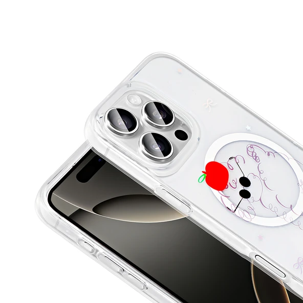 Zipax Apple iPhone 15 Pro Kılıf Soft Silikon Mgsafe Özellikli Kapak Zr-Folk ürün görseli 1