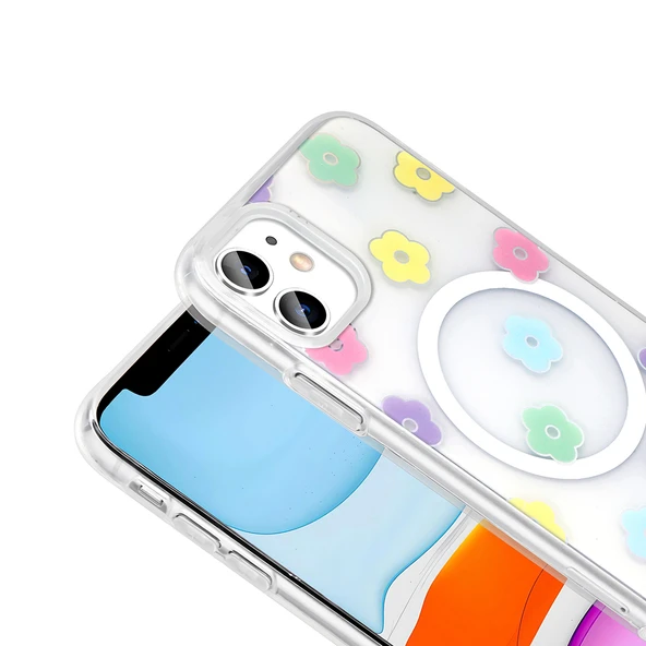 Zipax Apple iPhone 11 Kılıf Soft Silikon Mgsafe Özellikli Kapak Zr-Folk ürün görseli 1