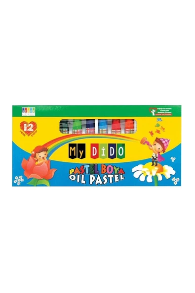 Mydido Pastel Boya 12 Renk - Resim 2
